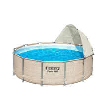Bestway | Überdachung für Aufstellpool Sonnenschutz 3,05-5,49 m