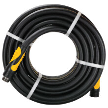 Melnor 88050AMZ XT Fusion Gartenschlauch 5/8" x 50ft - Langlebig - Leicht - Knickfest - Polymer-Mischung - Schwarz/Orange