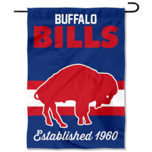 Buffalo Bills Throwback Retro Vintage Double Sided Garden Flag