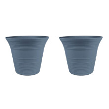 HC Companies 30 cm Sedona Ronde Zelfbewaterende Pot - Lichtgewicht Plastic Pot voor Planten