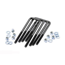 Rough Country Universele Vierkante U-Bolt Kit - 2.5" B x 15.5" L, 9/16" Draad, Set van 4