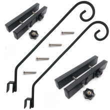 NEECONG Support de Crochet pour Balcon, Idéal pour Suspendre Paniers Fleurs et Mangeoires, Charge jusqu'à 15lbs