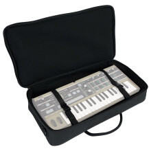 Rockville MCB22 Gig Bag für DJ MIDI Tastatur Controller und Gitarrenpedal Boards, 23" passend, strapazierfähig