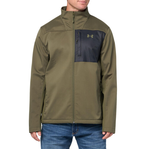 Under Armour Under Armour Herren ColdGear Infrared Shield 2.0 Soft Shell, Marine OD Green/Schwarz, Medium
