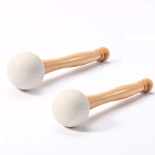 Due mazze in gomma per suonare ciotole di cristallo 2 PCS