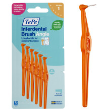 TePe Angle 0,45mm ISO 1 Interdentalbürste Orange (Packung mit 6)