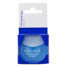 Curaprox DF 820 Dental Tape - PTFE Floss Tape for Tight Spaces | Tear-Resistant with Smooth Glide | 35 Metres | Swiss Made