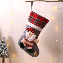 (Senior) Xmas Stockings: Santa, Snowman, Reindeer, Bear Decor