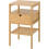 IKEA NORDKISA Bamboo Bedside Table 40x40cm 1
