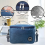 Faltbare Kühltasche, kleine Kühltasche (Marineblau) 3
