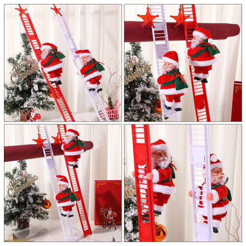 1X Elektrische Kerstman Voor Xmas Thuis 2