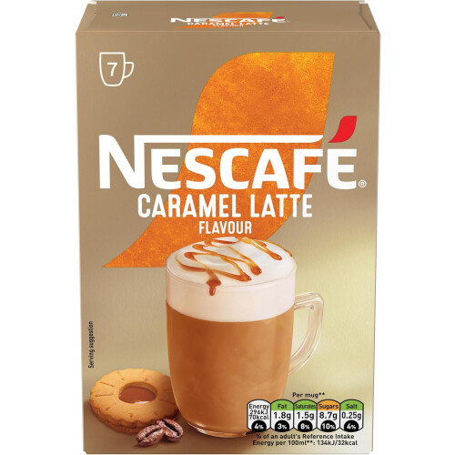 Nescafe Nescafe Caramel Latte Sachets 7 x 17g