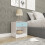 Seconique Denver 1 Drawer Bedside 2