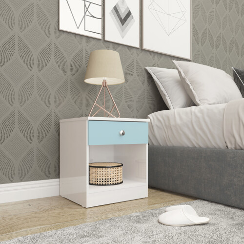Seconique Denver 1 Drawer Bedside 1