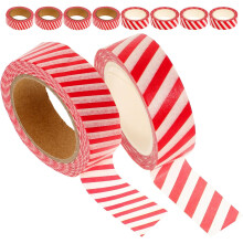 10 rollen creatieve kerstserie papieren tape met kerstelementen