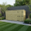 15 x 5 Pent Shed Tanalised (Double Door, No Windows) 1