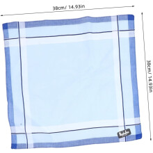 12 katoenen herenzakdoeken in diverse kleuren, vierkant, zweetabsorberend, lichtgewicht.