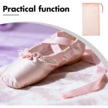 stuks balletschoentasjes met trekkoord, 28 x 15 cm, ademend mesh, opbergtasjes voor spitzen, draagbare organizer