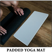 Balansmat Yogamat Dikke Zachte Fitness Ondersteunende Oefenmat voor Thuisgym Training 45x20x2cm Blauw