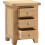 Seconique Windsor 3 Drawer Bedside - Natural Oak 3