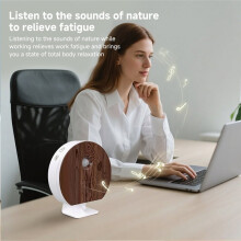 Portable Chirping Sound Box Light Music White Noise Birdsong Flowing Water Speaker with Night Light Motion Sensor