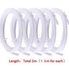 5 Piezas Tubos Ptfe (1,5 M) con 10 Piezas Pc4-M6 Accesorios y 10 Piezas Conectores Pc4-M10 para Impresora 3D de 1,75 Mm