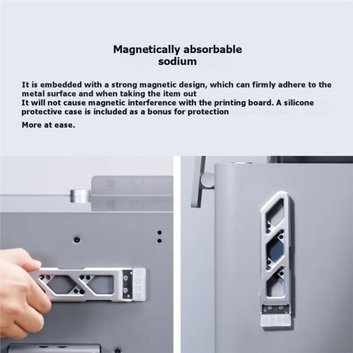 Universal Magnetic Spatula for Bambuc Lab X2D/P2S, Easy and Safe Part Removal, DIY Handle, 3D Printer Accessory. 1