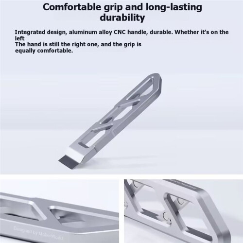 Universal Magnetic Spatula for Bambuc Lab X2D/P2S, Easy and Safe Part Removal, DIY Handle, 3D Printer Accessory. 2