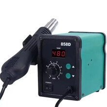 858D Digital Hot Air Rework Station for SMD Soldering with Advanced Temperature Control US Plug