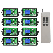 DC12V 1CH RF Relay Wireless Remote Control for Light /Lamp/ Garage Doors Shutters Projection Screen