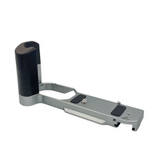 Camera L Bracket Hand Grip Quick Release L Bracket Camera L Plate for Camera Grip Handle Silver