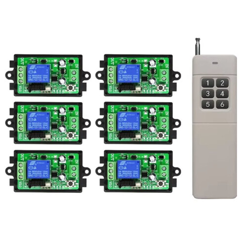 DC12V 1CH RF Wireless Remote Control Relay  Light /Lamp/ Garage Doors Shutters Projection Screen