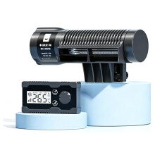Aquarium Fish Tank Cooling Fan for Fresh Seawater Automatic Temperature Control Fan Screen Controller Cooler A US Plug