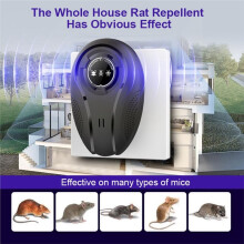 Ultrasonic Pest Repeller High Powered Indoor Plug in Repellent Rodents Roaches Ants Bug for House Hotel Garage B US Plug
