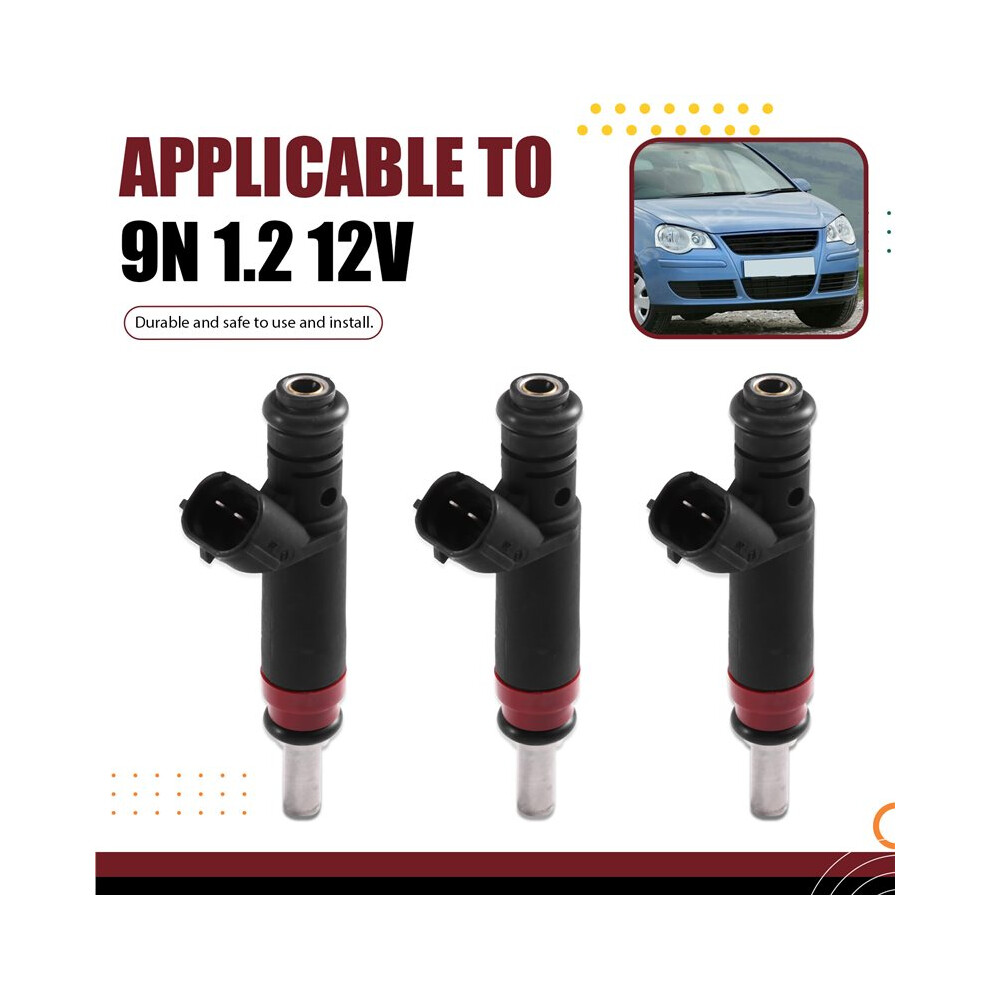 3Pcs 03D906031c Fuel Injector For 9N Fabia 1.2 Ibiza 1.2 12V Azq Bzj Engine Fuel Nozzle Black 6031871946825