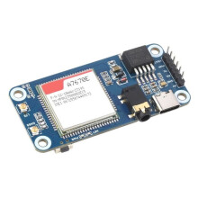 Cat-1/GSM/GPRS/GNSS HAT , Based for A7670E Module, LTE Cat-1 / 2G Support, GNSS Positioning