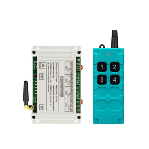 DC12V-48V 4CH Wireless Remote Control 30A LED Light  Relay Garage Doors  Transmitter+RF433Mhz Remote
