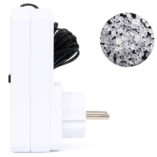 Digital Temperature Controller Socket EU Plug Thermostat Timer  Sensing Probe Heating Cooling  Temp Alarm 1
