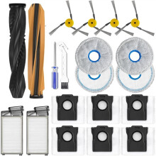 Zestaw Akcesoriów do Odkurzacza dla X60 Max Ultra Complete/X60 Ultra, Szczotka Główna, Filtr HEPA, Nakładka do Mopa, Worki na Kurz