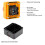 Emergency Stop Push Button , 660V 10A  Red Mushroom  E-Stop  with Box (1NO1NC) 4
