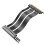 PCIe 5.0 Riser Cable GPU Vertical Mount Extension Cable Compatible with PCIE 4.0/3.0 for RTX5090/RX8900 GPU 2