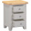 Seconique Windsor 3 Drawer Bedside - Pebble Grey/Oak 3