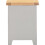 Seconique Windsor 3 Drawer Bedside - Pebble Grey/Oak 7