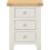 Seconique Windsor 3 Drawer Bedside - Ivory/Oak 4