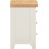 Seconique Windsor 3 Drawer Bedside - Ivory/Oak 5