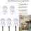 5PCS Motion Sensor  Infrared Body Sensor  PIR Sensor Detector  for Home Ceiling Lamp LED Lighting 7