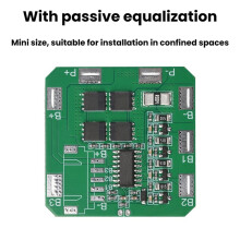 Nueva Placa de Protección de Batería BMS 4S 3.7V 20A 16A Continuo, Equilibrio Pasivo, Protección Contra Sobrecarga y Sobredescarga