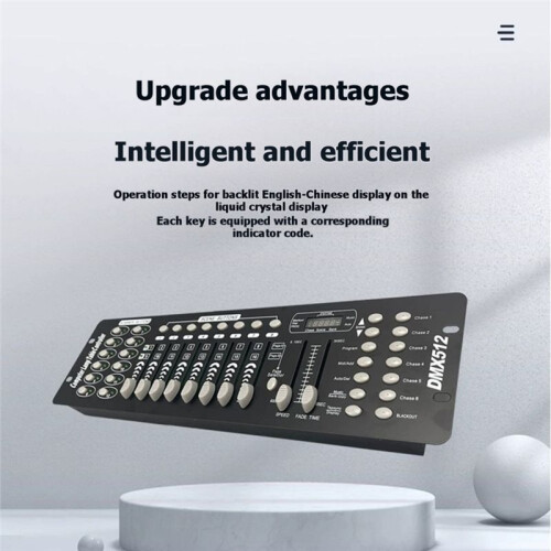 DMX 512 Controller 192 Channel DMX Console Stage Lighting Controller for Moving  Light DJ Control Equipment-US Plug