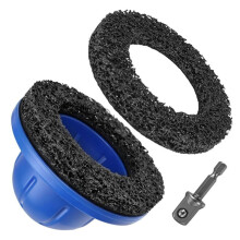 Cordless Wheel Hub Grinder for Tire Rust Removal, Cleaning Rotor 150MM Wheel Hub Grinding Tool with 1/2" Extension Rod