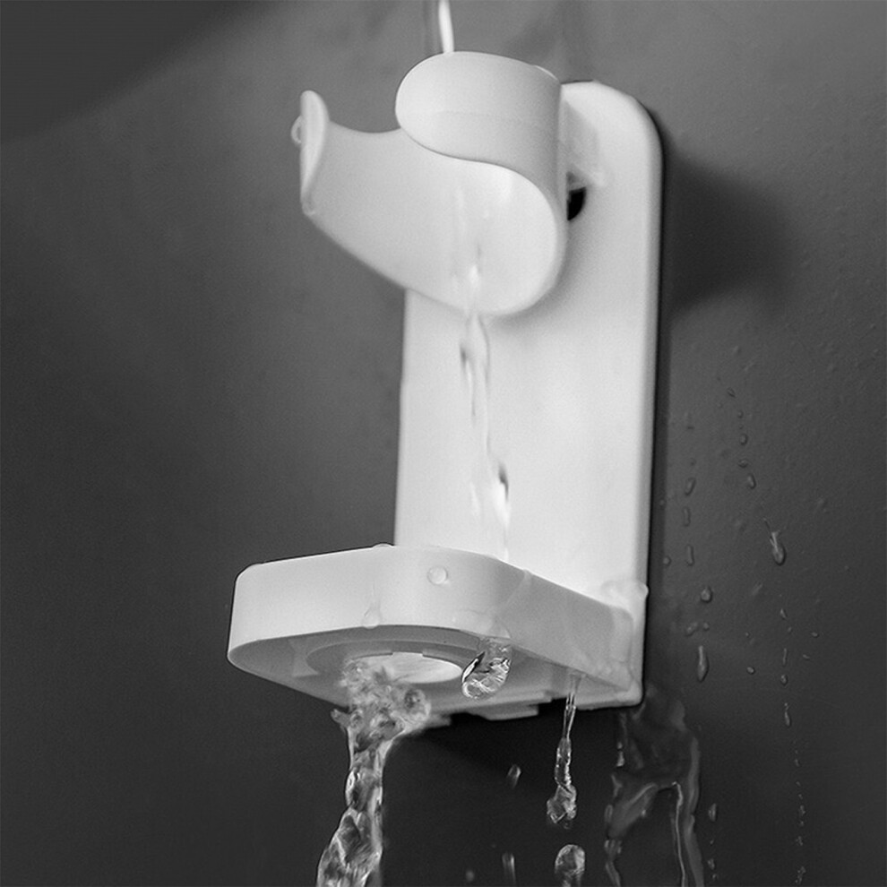 Creation-3C (White) Electric Toothbrush Holder - Wall Mount, Hollow Design